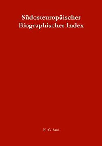 Sudosteuropaischer Biographischer Index