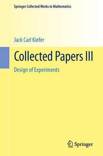 Collected Papers III: Design of Experiments