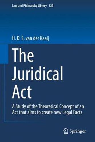 Cover image for The Juridical Act: A Study of the Theoretical Concept of an Act that aims to create new Legal Facts