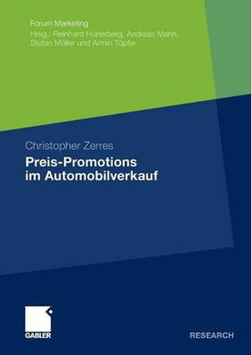 Cover image for Preis-Promotions Im Automobilverkauf