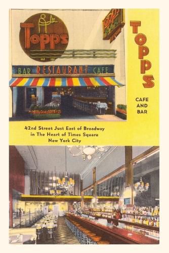 Cover image for Vintage Journal Topps Cafe & Bar, New York City