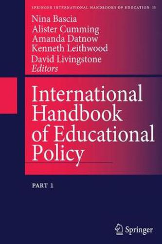 Cover image for International Handbook of Educational Policy