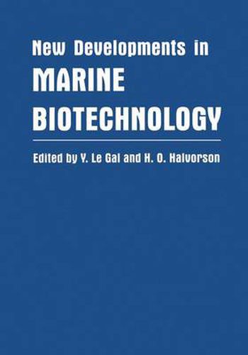 Cover image for New Developments in Marine Biotechnology