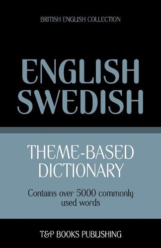 Cover image for Theme-based dictionary British English-Swedish - 5000 words