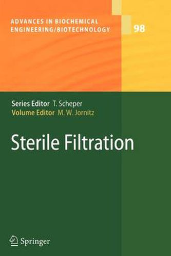 Cover image for Sterile Filtration