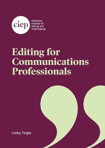 Cover image for Editing for Communications Professionals