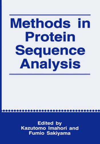 Cover image for Methods in Protein Sequence Analysis