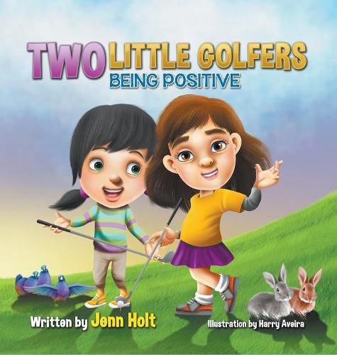 Cover image for Two Little Golfers: Being Positive