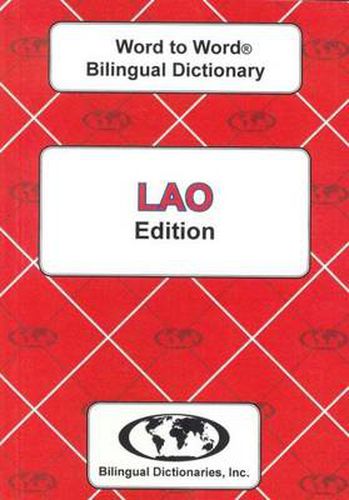 Cover image for English-Lao & Lao-English Word-to-Word Dictionary