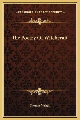 Cover image for The Poetry of Witchcraft