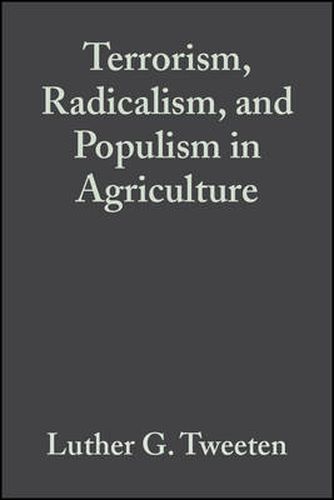 Cover image for Terrorism, Radicalism and Populism in Agriculture