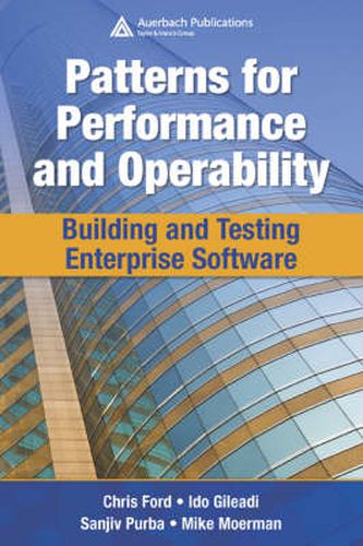 Cover image for Patterns for Performance and Operability: Building and Testing Enterprise Software