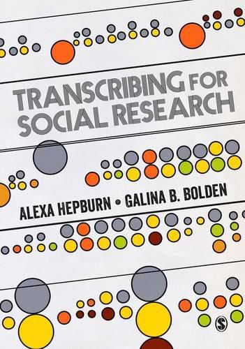 Cover image for Transcribing for Social Research