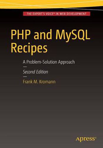 Cover image for PHP and MySQL Recipes: A Problem-Solution Approach