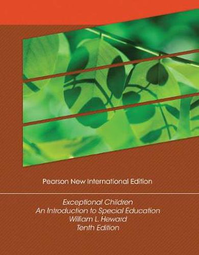 Cover image for Exceptional Children: An Introduction to Special Education: Pearson New International Edition