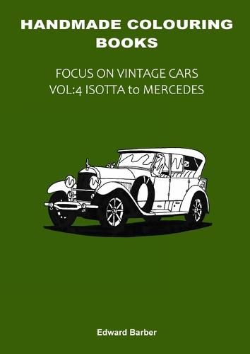 Handmade Colouring Books - Focus on Vintage Cars Vol