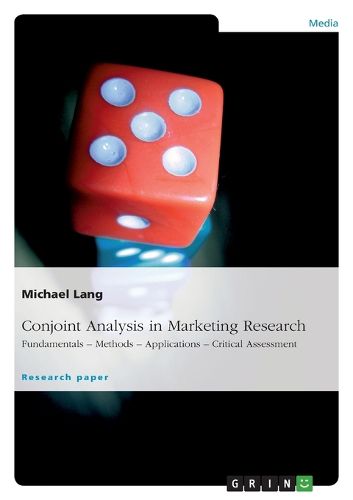 Cover image for Conjoint Analysis in Marketing Research