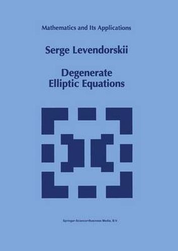 Cover image for Degenerate Elliptic Equations