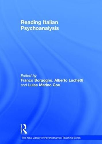 Cover image for Reading Italian Psychoanalysis