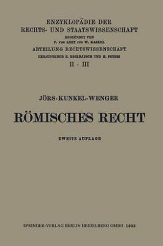 Roemisches Privatrecht