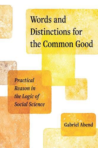 Cover image for Words and Distinctions for the Common Good