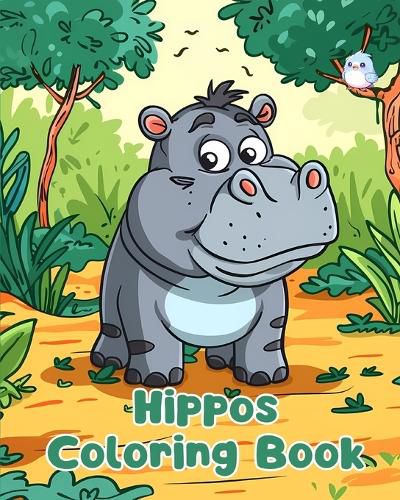 Cover image for Hippos Coloring Book