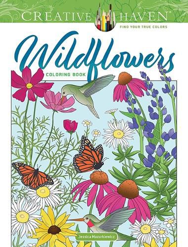 Cover image for Creative Haven Wildflowers Coloring Book