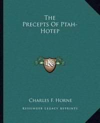 Cover image for The Precepts of Ptah-Hotep