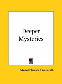 Cover image for Deeper Mysteries (1821)