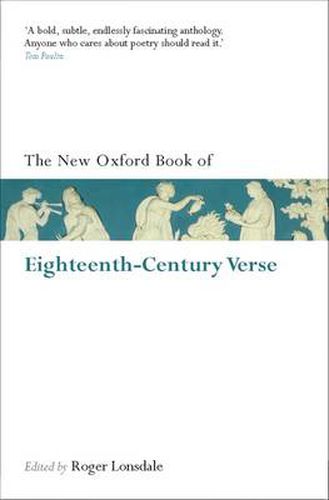 Cover image for The New Oxford Book of Eighteenth-Century Verse: Reissue