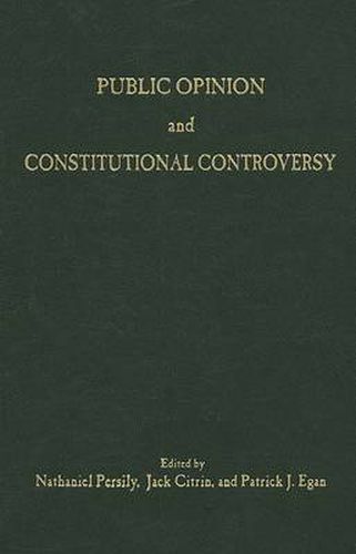 Cover image for Public Opinion and Constitutional Controversy