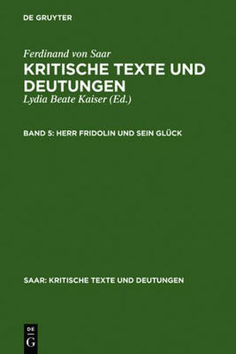 Cover image for Herr Fridolin Und Sein Gluck