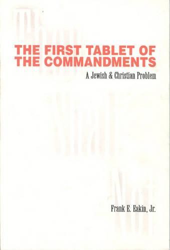 Cover image for First Tablet of the Commandments