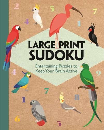 Cover image for Large Print Sudoku: Entertaining Puzzles to Keep Your Brain Active