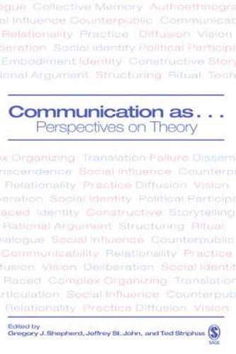 Communication as ...: Perspectives on Theory