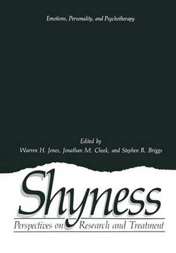Shyness: Perspectives on Research and Treatment