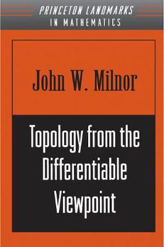 Cover image for Topology from the Differentiable Viewpoint