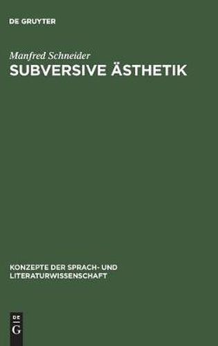 Subversive AEsthetik