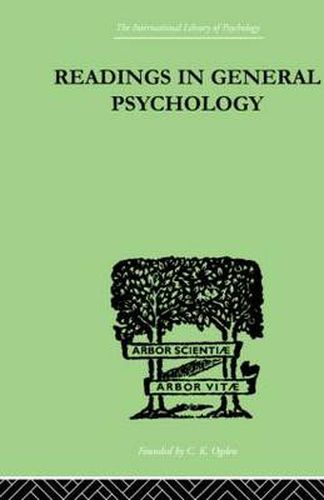 Cover image for Readings In General Psychology