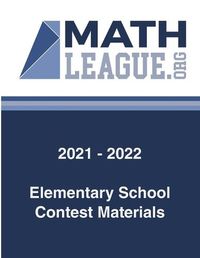 Cover image for 2021-2022 Elementary School Contest Materials