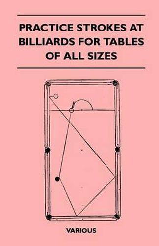 Cover image for Practice Strokes At Billiards For Tables Of All Sizes