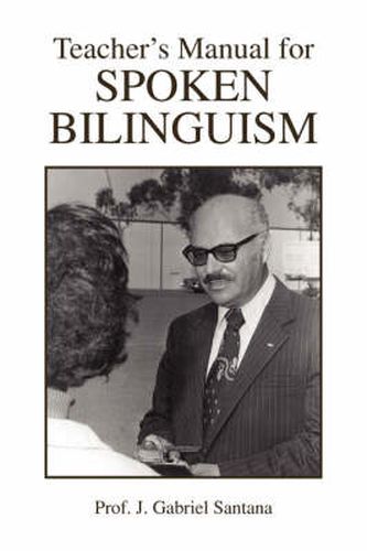 Cover image for Teacher's Manual for Spoken Bilinguism