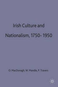 Cover image for Irish Culture and Nationalism, 1750-1950