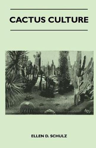 Cover image for Cactus Culture