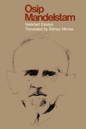 Cover image for Osip Mandelstam: Selected Essays