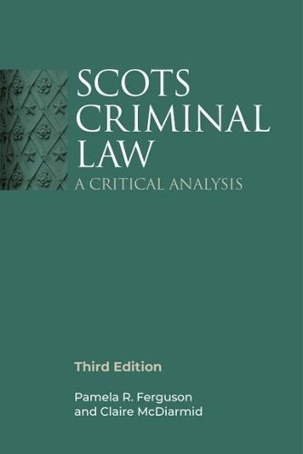 Cover image for Scots Criminal Law