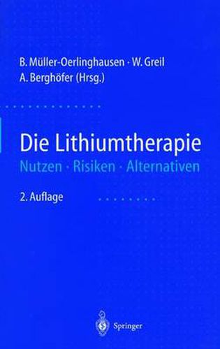 Cover image for Die Lithiumtherapie