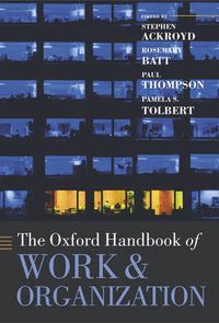Cover image for Oxford Handbook of Work and Organization