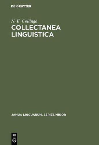 Cover image for Collectanea Linguistica: Essays in General and Genetic Linguistics