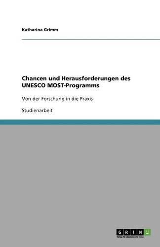 Cover image for Chancen und Herausforderungen des UNESCO MOST-Programms: Von der Forschung in die Praxis